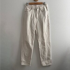 AMERICAN VINTAGE Straight Leg Jeans Tine195 in Ecru